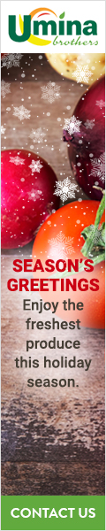 Season's Greetings. Enjoy the freshest produce this holiday season.