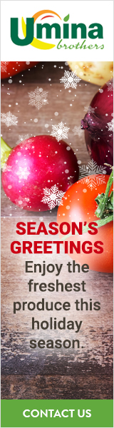 Season's Greetings. Enjoy the freshest produce this holiday season.