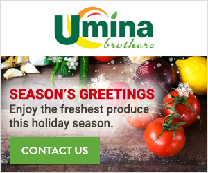 Season's Greetings. Enjoy the freshest produce this holiday season.