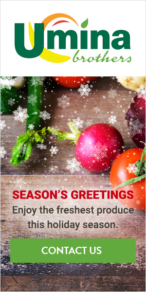 Season's Greetings. Enjoy the freshest produce this holiday season.