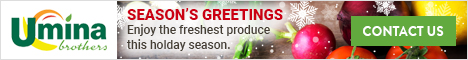 Season's Greetings. Enjoy the freshest produce this holiday season.