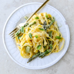 Fettuccine Brown Butter Asparagus Pasta