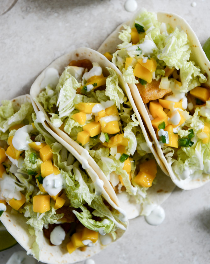 Mango Salsa Fish Tacos