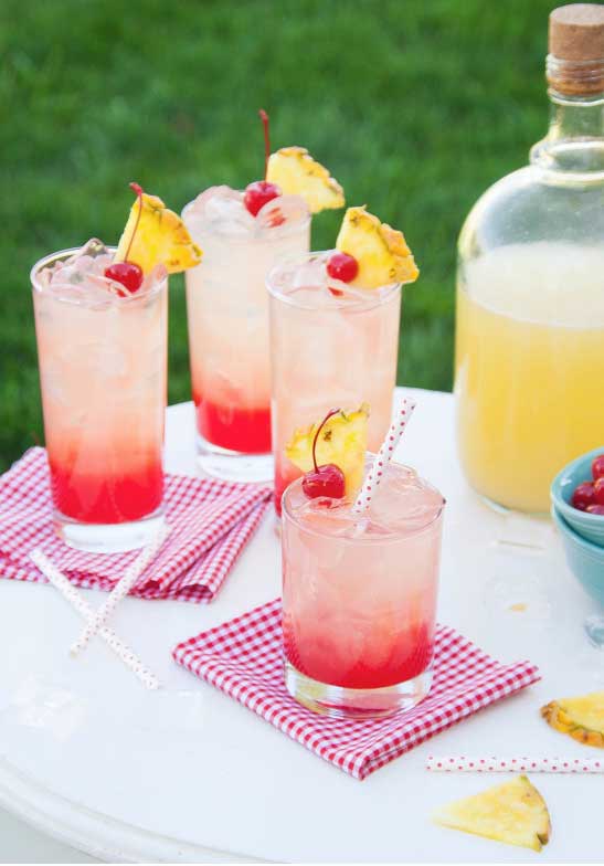 Pineapple-Cherry-Lemonade