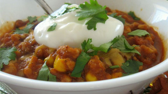 Pumpkin Turkey Chili