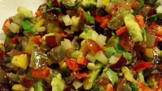 Grape and Avocado Salsa