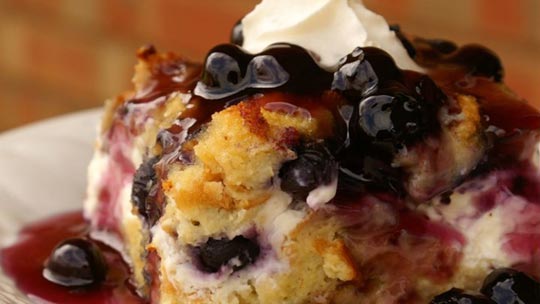 Overnight Blueberry French Toast